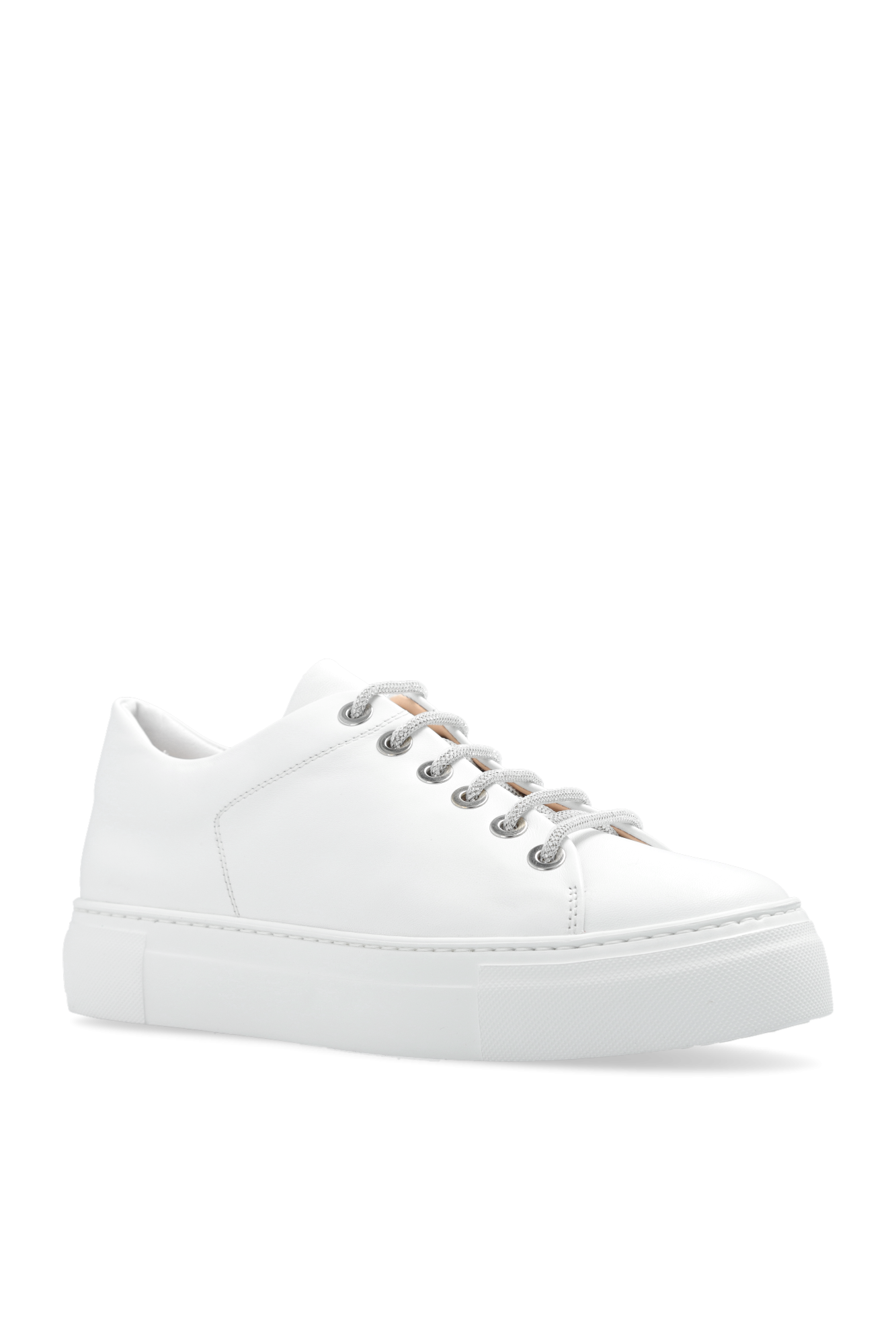 White Crystal platform sneakers AGL Vitkac Spain